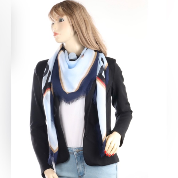 Burberry MU B Tox Text Modal scarf - Picture 2 of 11